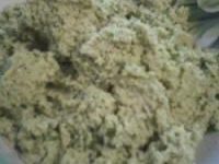 Рецепт сырой гороховой каши из проростков и зелени