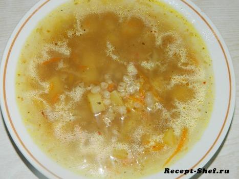 Суп из капусты с ячменной крупой