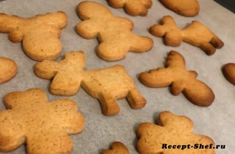 Имбирное печенье для детей в форме животных