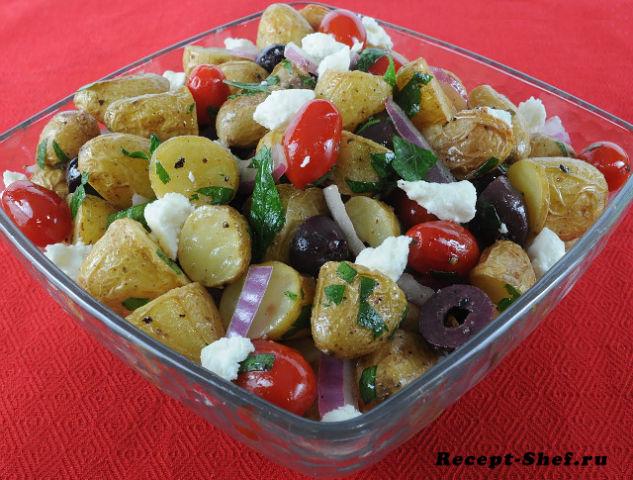 Средиземноморский картофельный салат