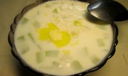 Молочный суп с кабачком