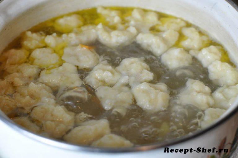 Рецепт приготовления клецок для супа 